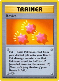 Revive (89) - Base Set (Shadowless) (BSS)