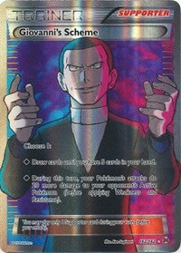 Giovannis Scheme Full Art (162) - XY - BREAKthrough (BKT)