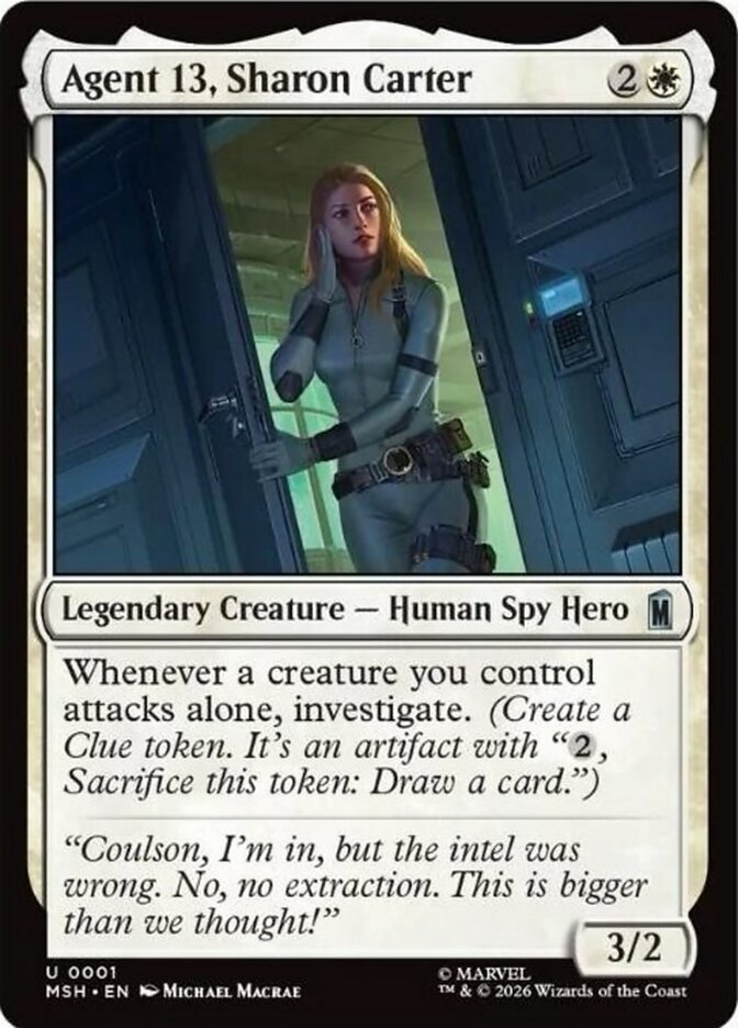 Agent 13, Sharon Carter (1) - Marvel Super Heroes (MSH)