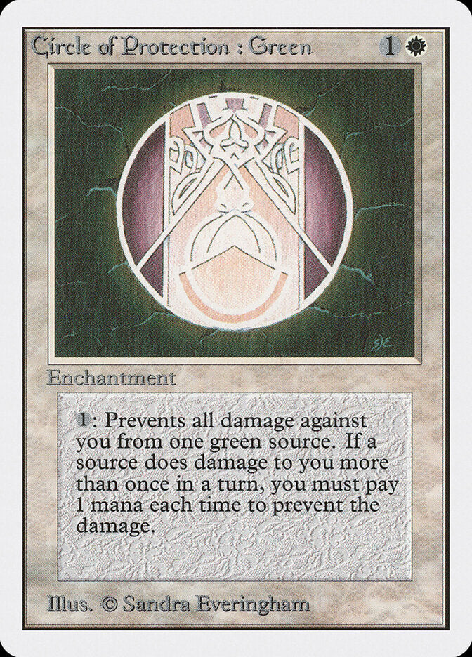 Circle of Protection: Green (12) - Unlimited Edition (2ED)