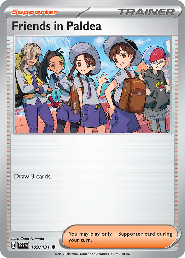 Friends in Paldea (109/131) - Prismatic Evolutions (PRE)