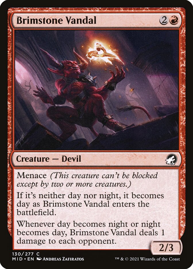 Brimstone Vandal (130) - Innistrad: Midnight Hunt (MID)