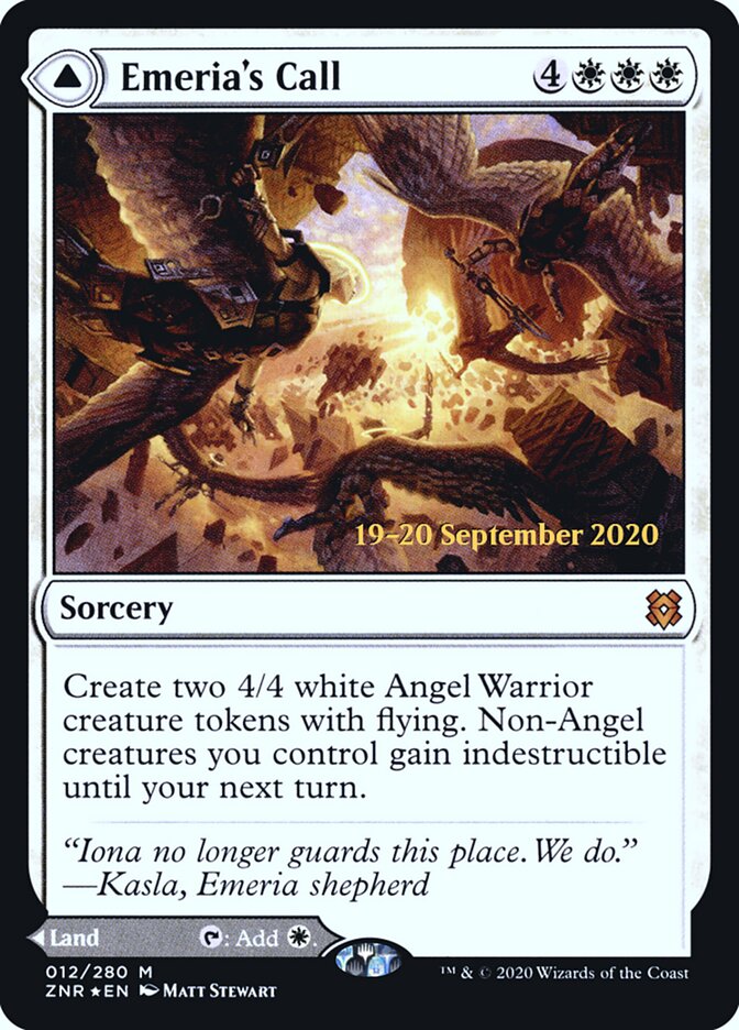 Emeria's Call // Emeria, Shattered Skyclave (12s) - Zendikar Rising Promos (PZNR)