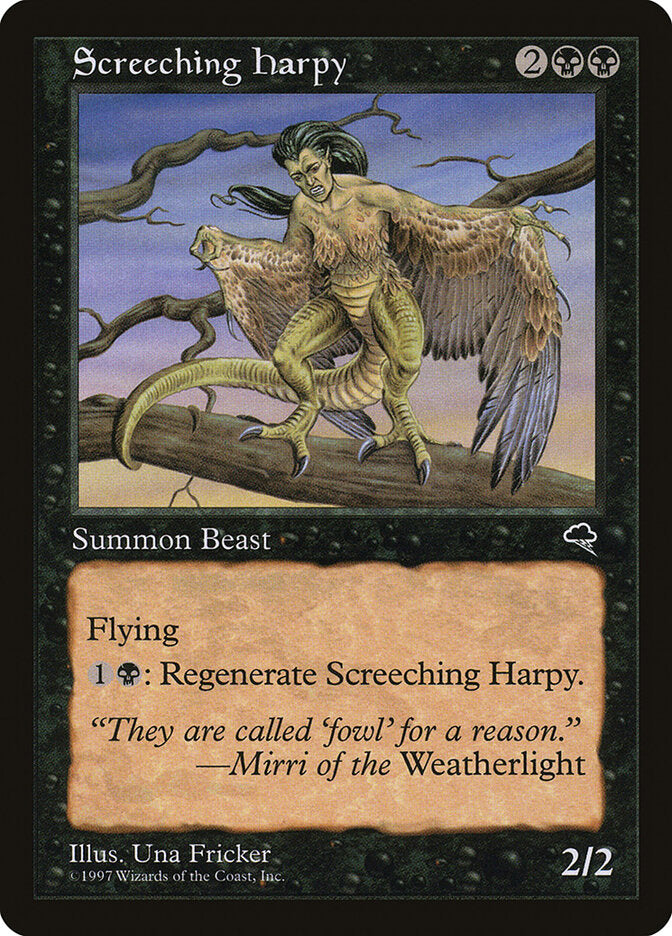Screeching Harpy (155) - Tempest (TMP)