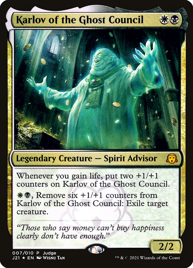 Karlov of the Ghost Council (7) - Judge Gift Cards 2021 (PJ21)