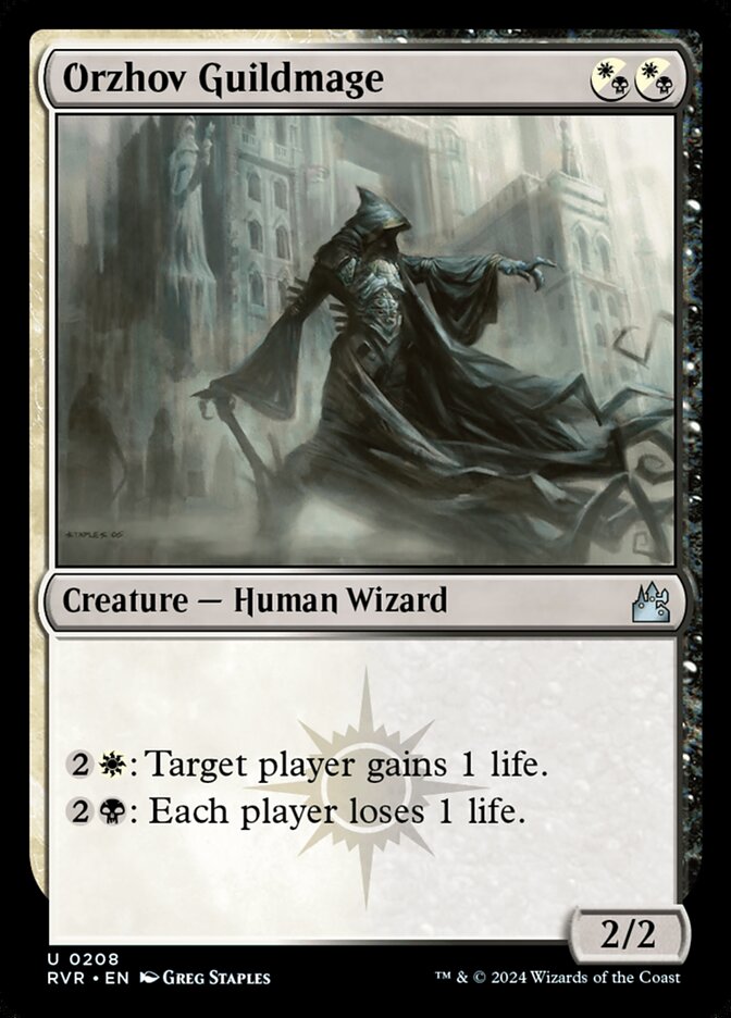 Orzhov Guildmage (208) - Ravnica Remastered (RVR)