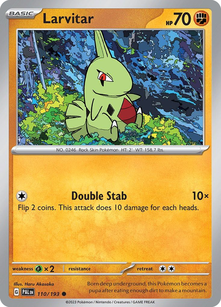 Larvitar (110/193) - Paldea Evolved (PAL)