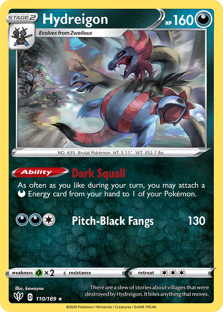 Hydreigon (110/189) - Darkness Ablaze (DAA)