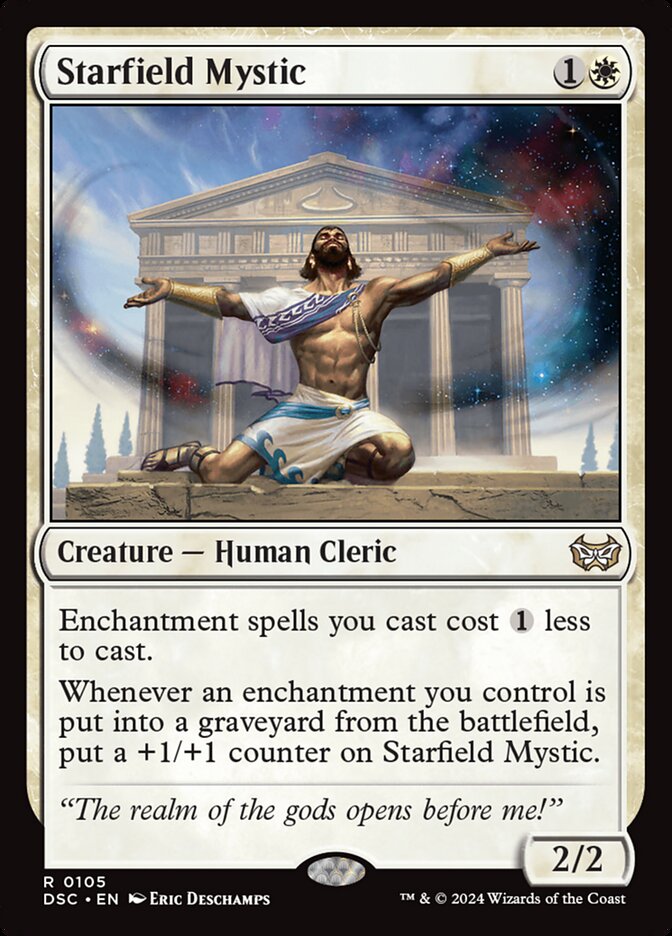 Starfield Mystic (105) - Duskmourn: House of Horror Commander (DSC)