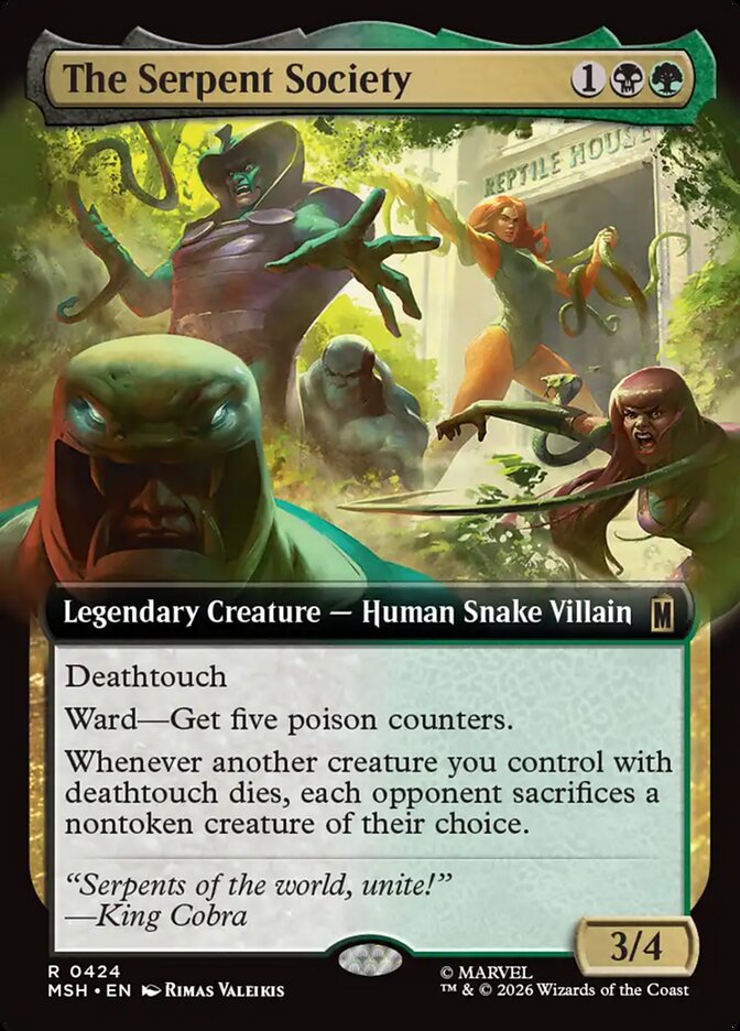 The Serpent Society (424) - Marvel Super Heroes (MSH)