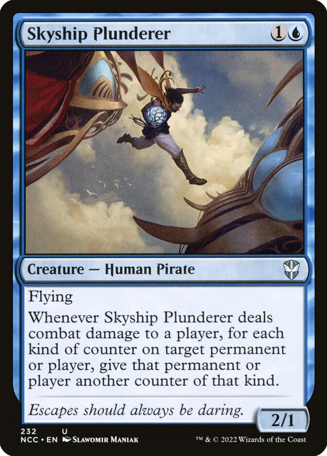 Skyship Plunderer (232) - New Capenna Commander (NCC)
