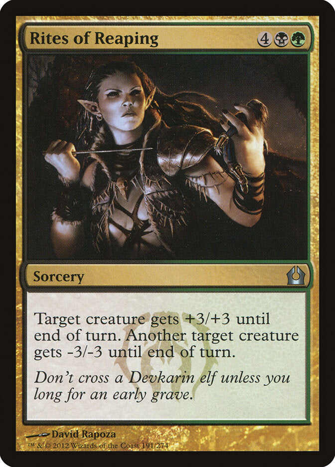 Rites of Reaping (191) - Return to Ravnica (RTR)