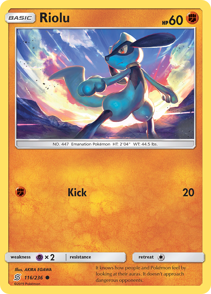 Riolu (116/236) - Unified Minds (UNM)