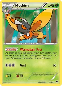 Mothim (4) - XY - Fates Collide (FCO)