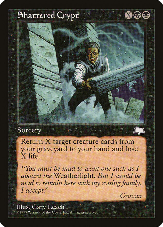 Shattered Crypt (80) - Weatherlight (WTH)