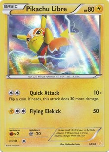 Pikachu Libre (30 - Holo) (30) - XY Trainer Kit: Pikachu Libre & Suicune (PR)