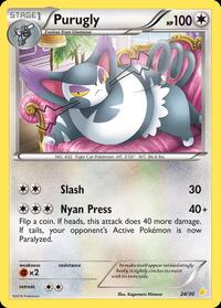Purugly (24) (24) - XY Trainer Kit: Pikachu Libre & Suicune (PR)