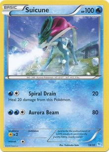 Suicune (14 - Non-Holo) (14) - XY Trainer Kit: Pikachu Libre & Suicune (PR)