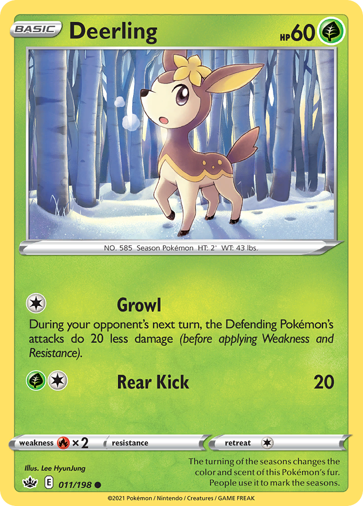 Deerling (11/198) - Chilling Reign (CRE)