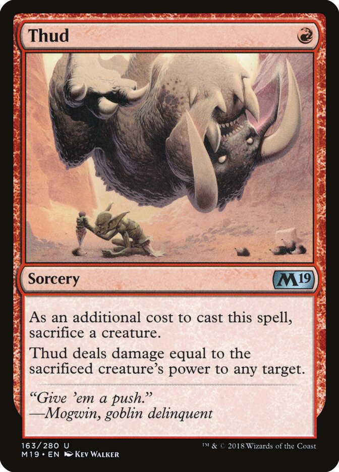 Thud (163) - Core Set 2019 (M19)