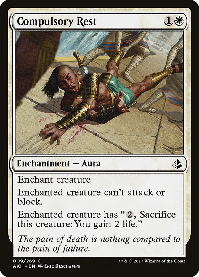 Compulsory Rest (9) - Amonkhet (AKH)