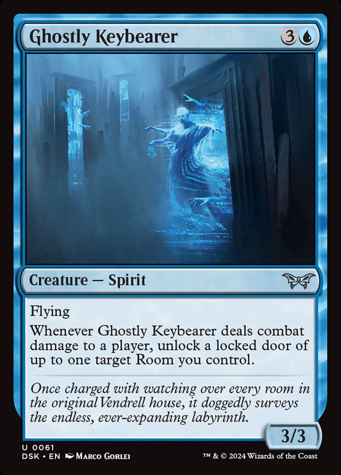 Ghostly Keybearer (61) - Duskmourn: House of Horror (DSK)