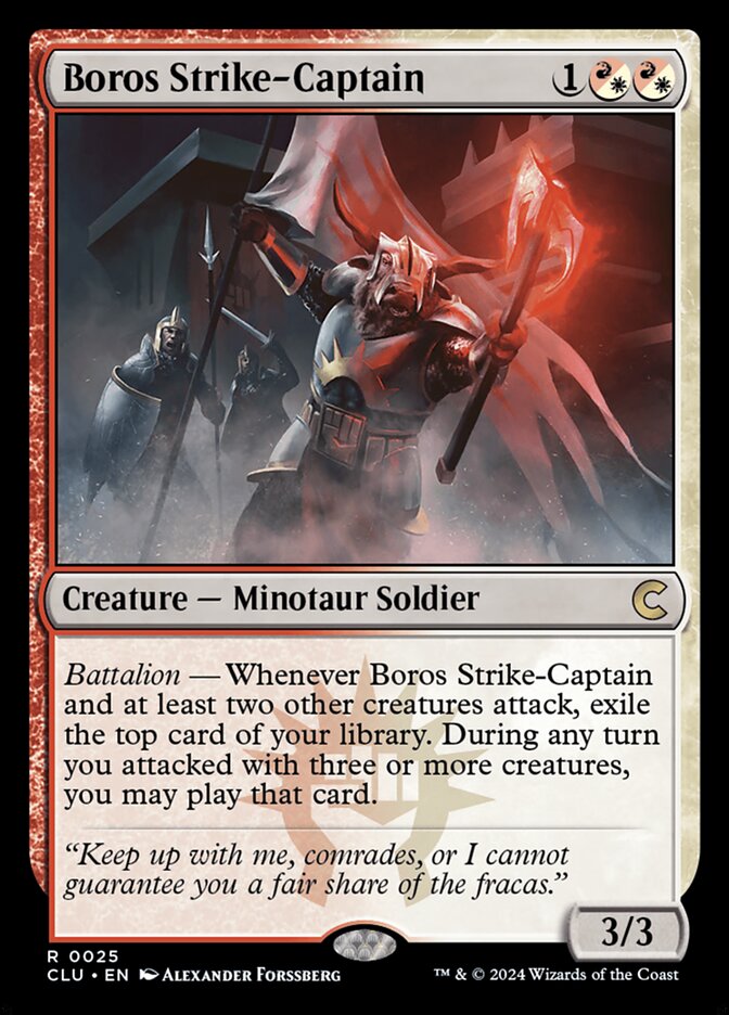 Boros Strike-Captain (25) - Ravnica: Clue Edition (CLU)