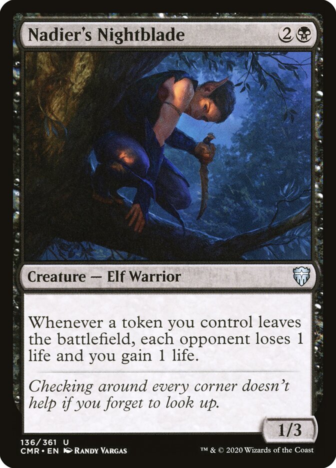 Nadier's Nightblade (136) - Commander Legends (CMR)