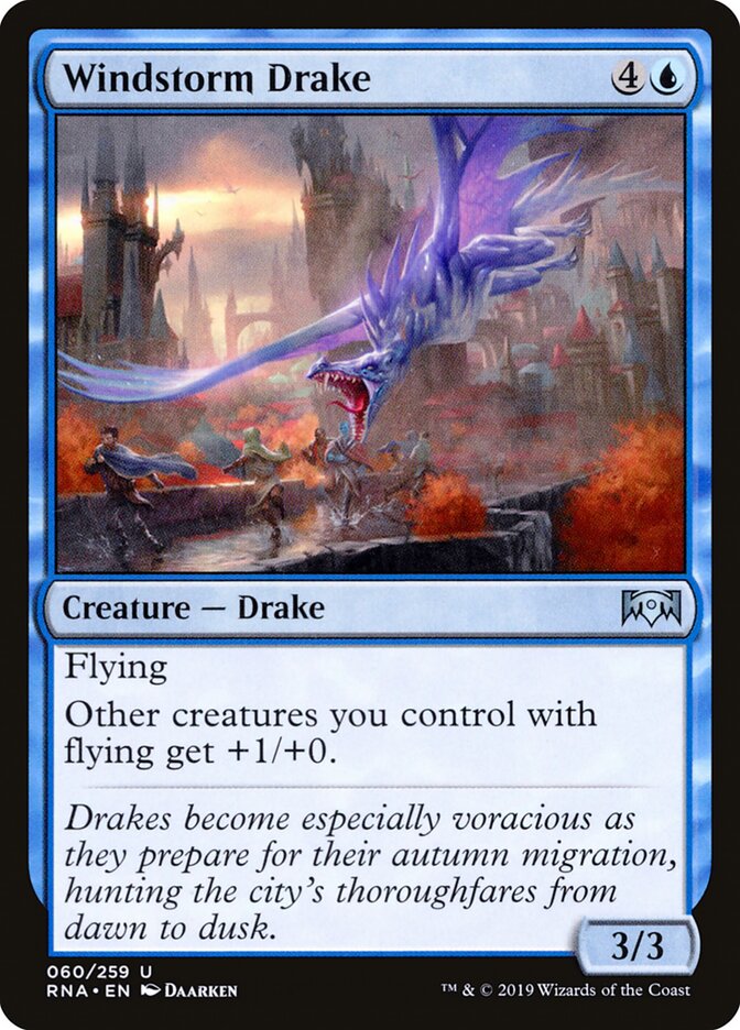 Windstorm Drake (60) - Ravnica Allegiance (RNA)