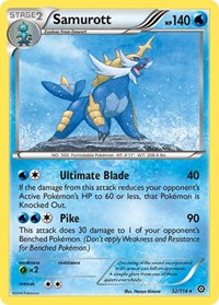Samurott (32) - XY - Steam Siege (STS)
