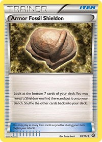 Armor Fossil Shieldon (98) - XY - Steam Siege (STS)