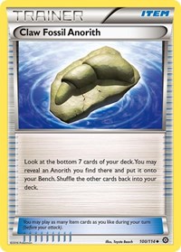 Claw Fossil Anorith (100) - XY - Steam Siege (STS)