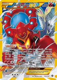 Volcanion EX Secret (115) - XY - Steam Siege (STS)