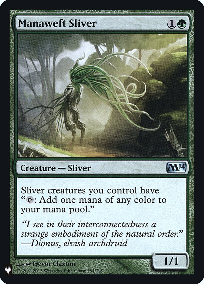 Manaweft Sliver (M14-184) - The List (PLST)