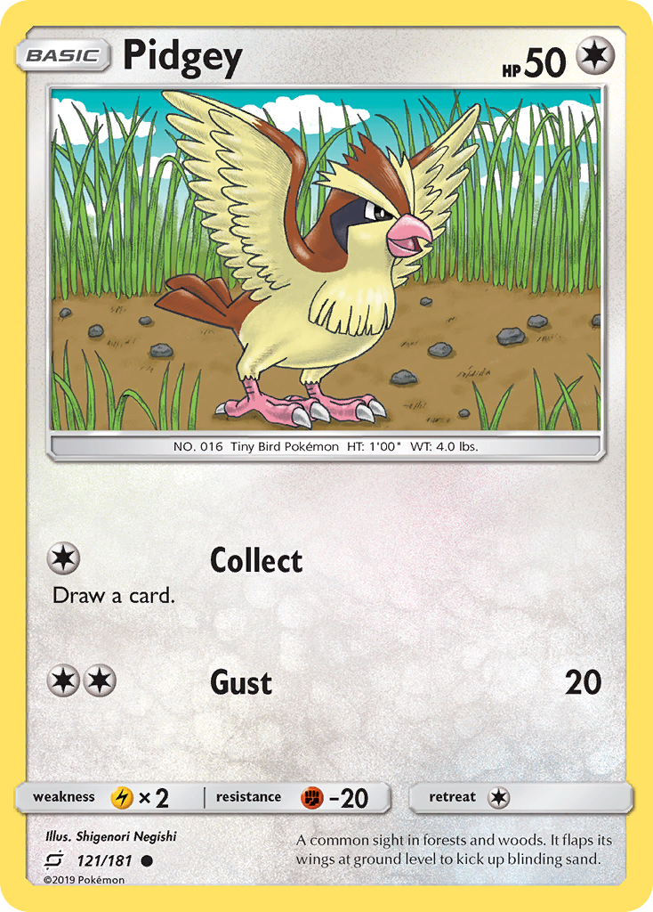 Pidgey (121/181) - Team Up (TEU)
