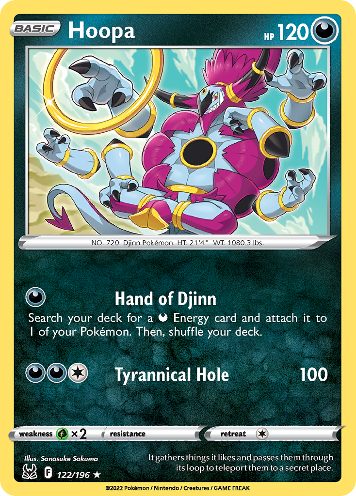 Hoopa (122/196) - Lost Origin (LOR)