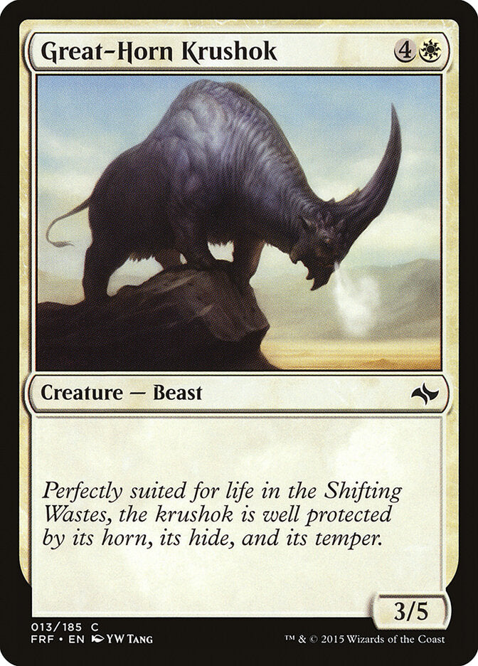 Great-Horn Krushok (13) - Fate Reforged (FRF)