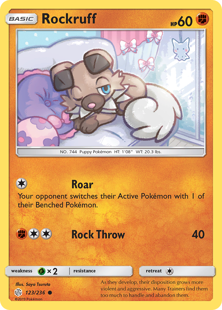 Rockruff (123/236) - Cosmic Eclipse (CEC)