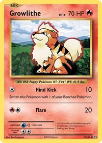 Growlithe (17) - XY - Evolutions (EVO)