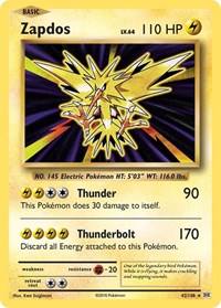 Zapdos (42) - XY - Evolutions (EVO)