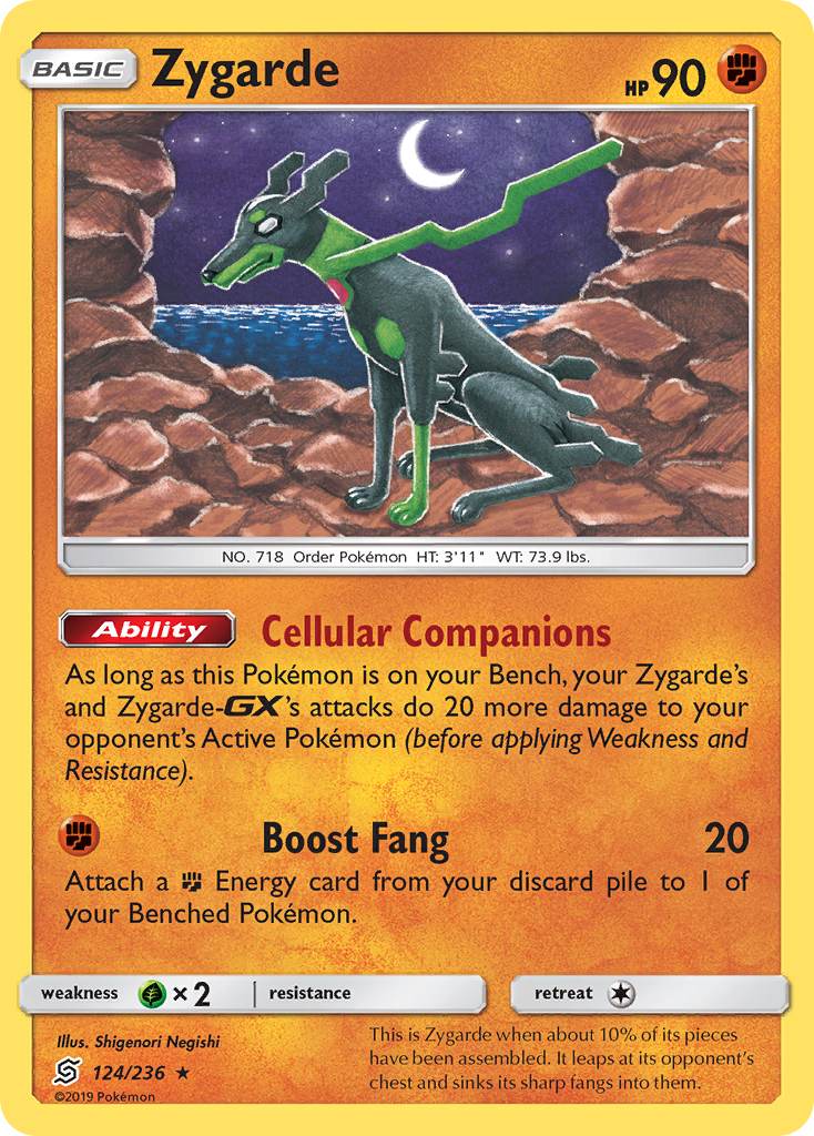 Zygarde (124/236) - Unified Minds (UNM)