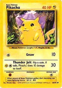 Pikachu - 58/102 (PokeTour 1999) (58) - Miscellaneous Cards & Products (MCAP)