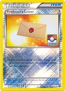 Professor's Letter - 123/146 (Pokemon League) (123) - League & Championship Cards (PR)