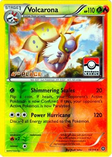 Volcarona - 15/114 (Pokemon League) (15) - League & Championship Cards (PR)