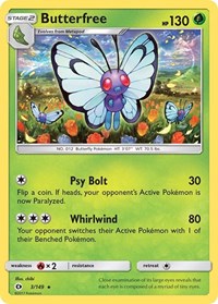 Butterfree (3) - SM Base Set (SM01)