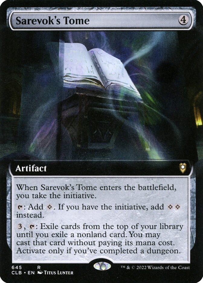 Sarevok's Tome (645) - Commander Legends: Battle for Baldur's Gate (CLB)