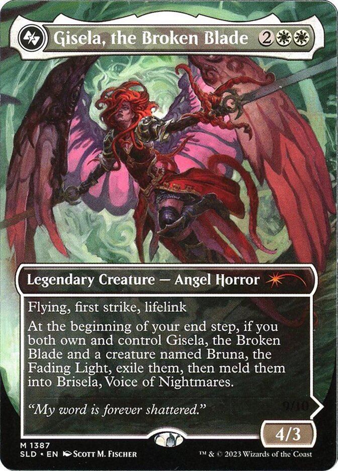 Gisela, the Broken Blade // Brisela, Voice of Nightmares (1387) - Secret Lair Drop (SLD)