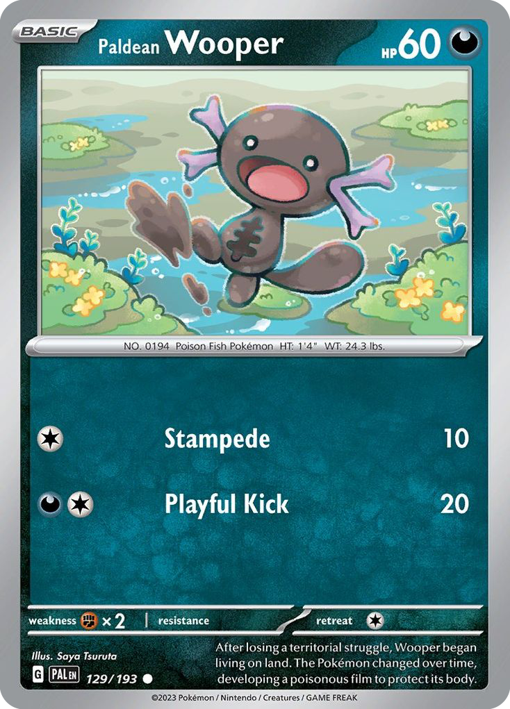Paldean Wooper (129/193) - Paldea Evolved (PAL)