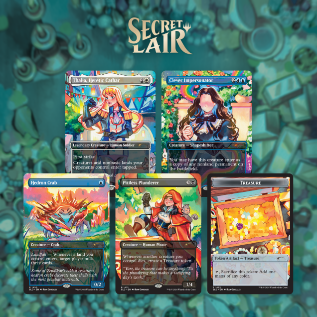 Pick 'Em and Stick 'Em - Rainbow Foil Edition - Secret Lair Drop Series (SLD)