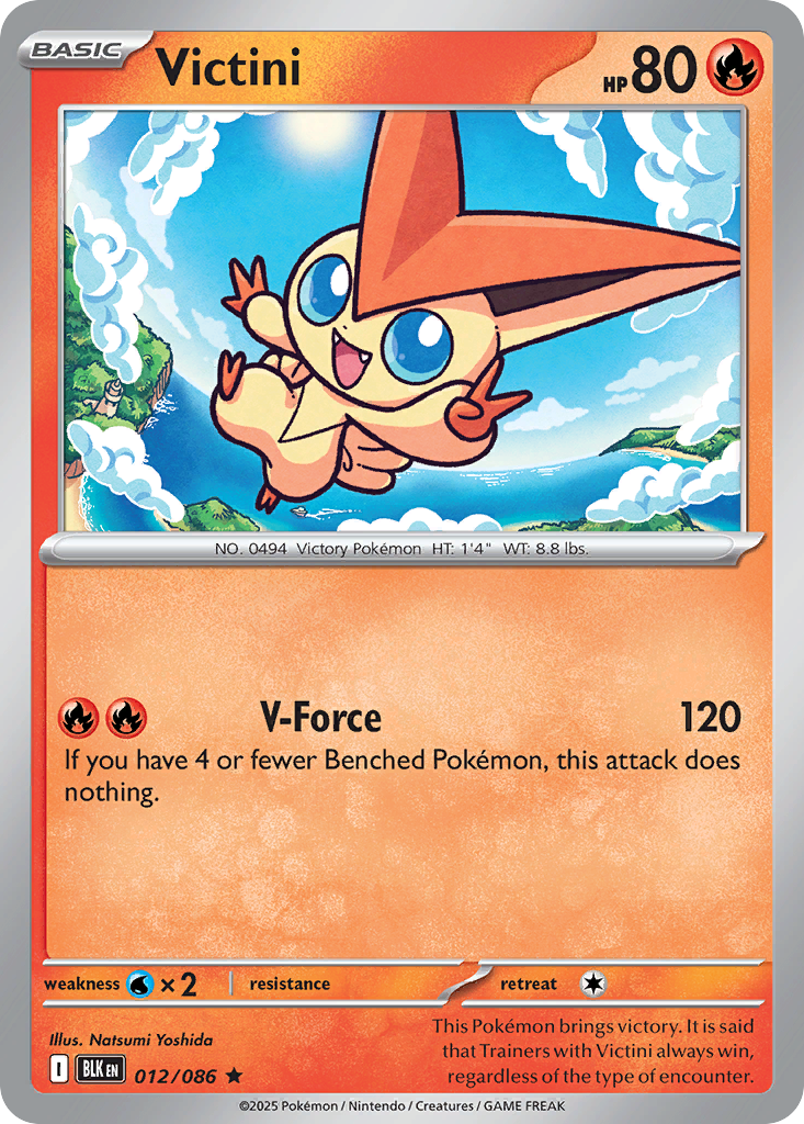 Victini (12/86) - Black Bolt (BLK)
